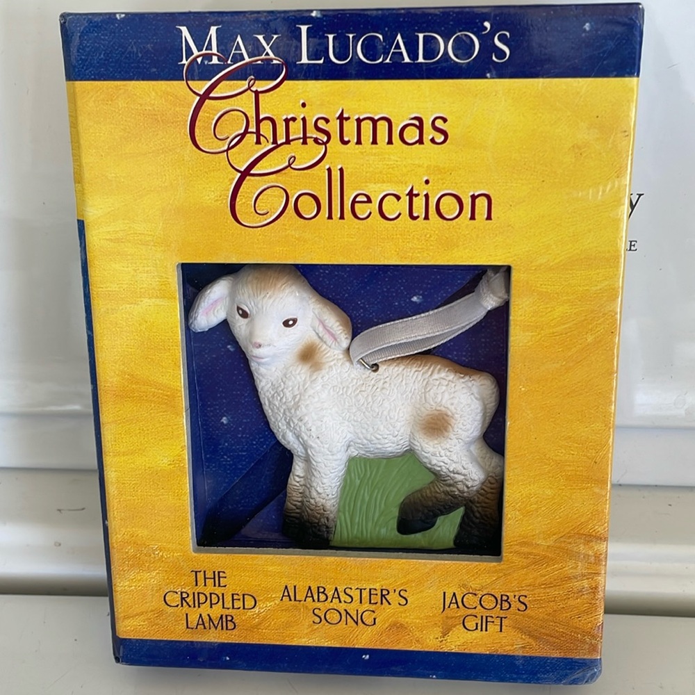 Max Lucado’s Christmas Collection The Crippled Lamb Complete Bks Plus Ornament - Picture 1 of 4